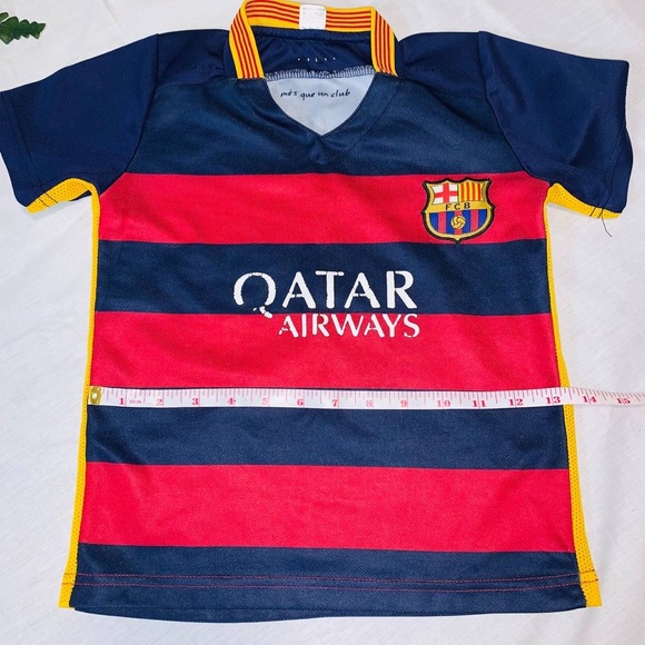 FC Barcelona FCB Jersey Qatar Airways - Picture 3 of 5
